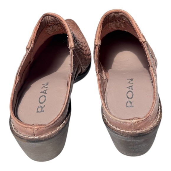 ROAN Woven Leather Mule Shoes Vita Tan Size 8.5 – NWOB - Picture 6 of 7